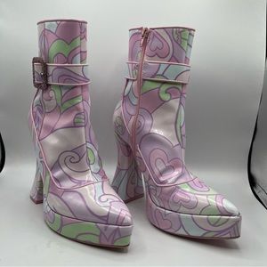Dolls Kill x Sugar Thrillz Swinging Scene Platform Boots Size 7M